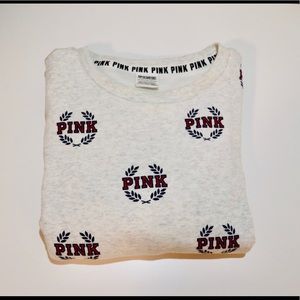 PINK MONOGRAM SWEATSHIRT